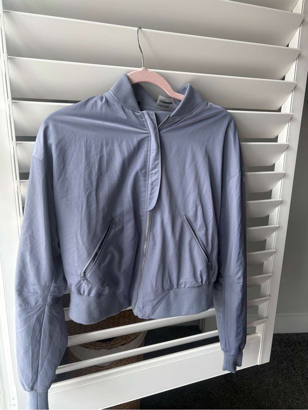 Gymshark Light Lavender Bomber Jacket